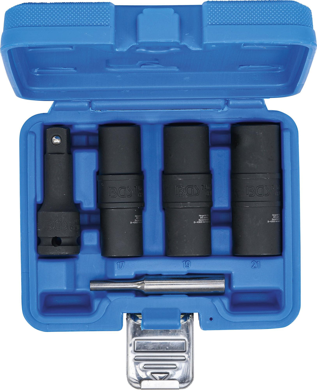 SPECIAL IMPACT DOUBLE-SIDED SOCKET SET / EXTERNAL HEXAGON & SCREW EXTRACTORS 17 - 19 - 21 MM | 12.5 MM (1/2") | 3-TLG. (7467)