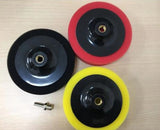 POLISHING PAD SET | BLACK / ORANGE / YELLOW | M14 | 150 MM (CB018)
