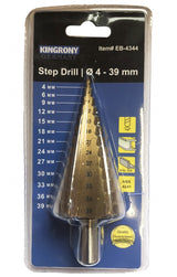 STEP DRILL BIT FOR HOLE ENLARGEMENT | 4-39 MM (EB-4344)