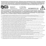 FOAM TRAY FOR BGS 3312, EMPTY: FOR SOCKET SET (3341-1)