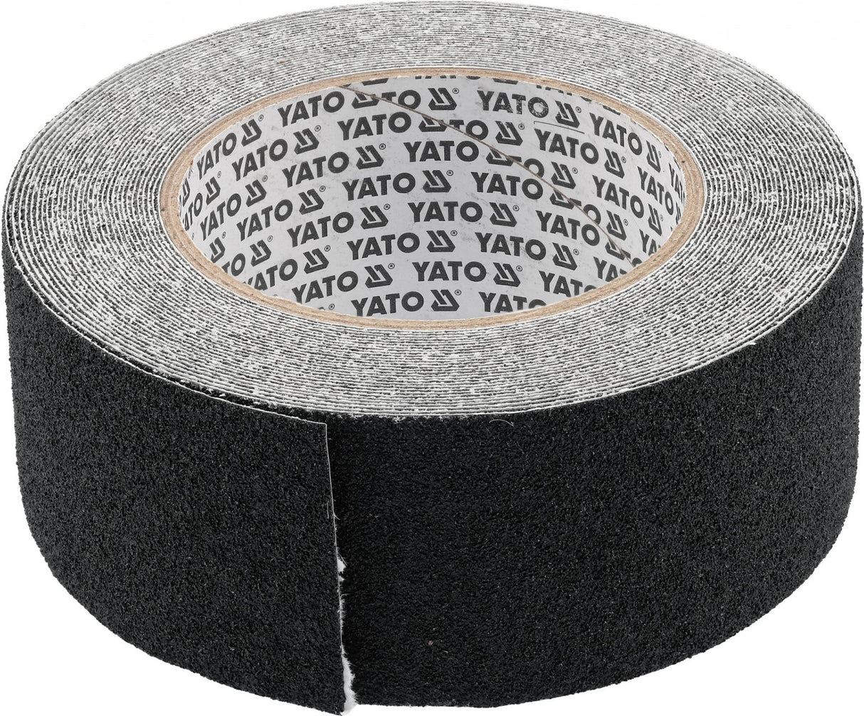 BLACK NON-SLIP PVC TAPE FOR STAIRS AND WALKWAYS | 50 MM X 10 M (YT-72501)