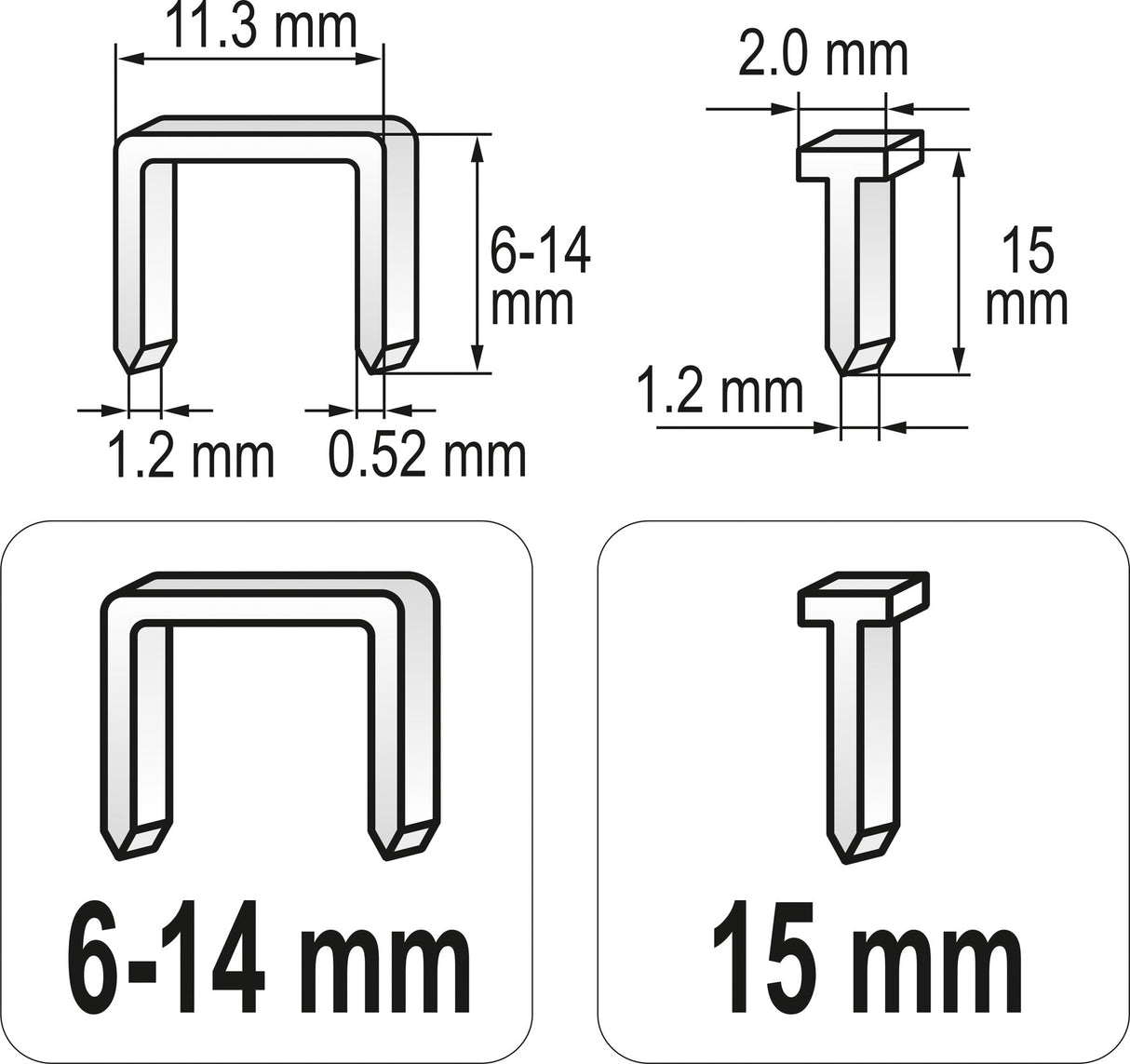 2 WAY STAPLES GUN (YT-70021)