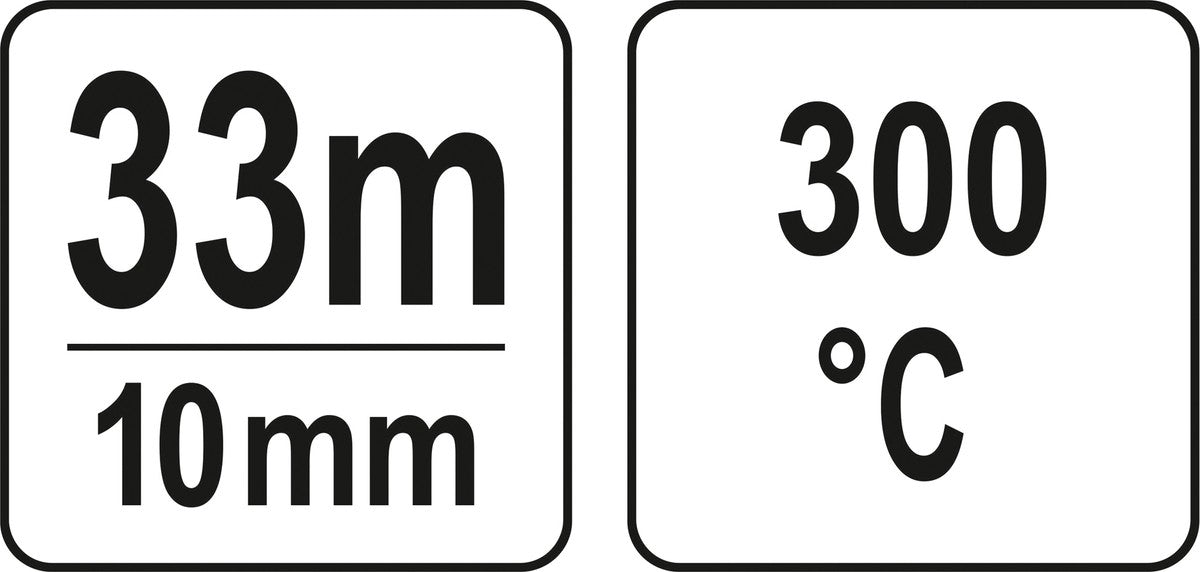 HEAT RESISTANT TAPE 10MM 300C (YT-82541)