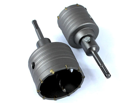 HOLE SAW SET SDS PLUS | 65 MM + 80 MM | 2 PCS. (ES20442)