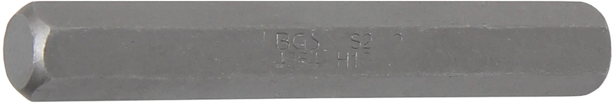 BIT | LENGTH 75 MM | 10 MM (3/8") DRIVE | INTERNAL HEXAGON 10 MM (4964)