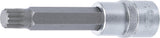 BIT SOCKET | LENGTH 100 MM | 12.5 MM (1/2") DRIVE | SPLINE (FOR XZN) | M12 (4363)