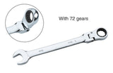 RATCHET WRENCH WITH FLEX HEAD | 8 MM (SJW6108)