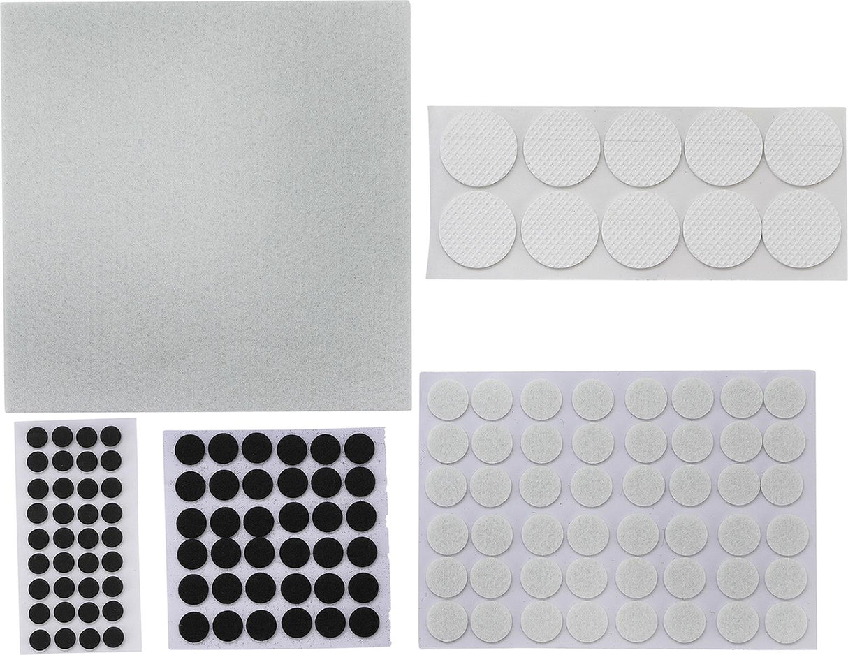 FELT PAD SET | SELF-ADHESIVE | 131 PCS. (80865)