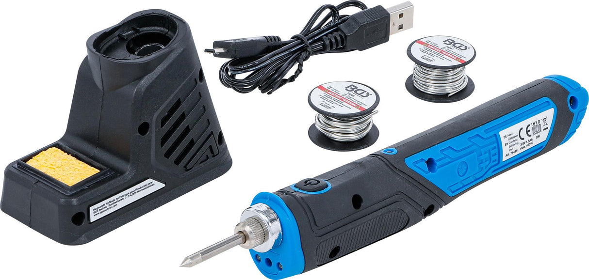 CORDLESS SOLDERING IRON | 8 W | WITH CHARGING STATION (74485)