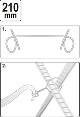 WIRE TYING TWISTER HOOK (YT-54230)