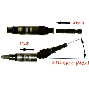 BIT HOLDER STRAIGHT/FLEX 94 MM LENGTH, 1/4"-1/4" (KH0604)