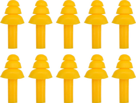 EAR PLUGS SILICONE 22DB 5 PAIRS (YT-7455)