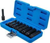 IMPACT SOCKET SET E-TYPE, DEEP | 12.5 MM (1/2") DRIVE | E10 - E24 | 9 PCS. (5204)