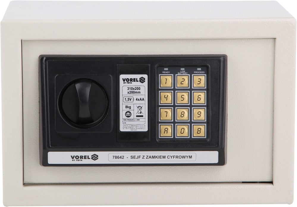 SAFE W. DIGITAL LOCK 31X20X20CM (78642)