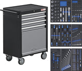 WORKSHOP TROLLEY "TRAINEE" | 4 DRAWERS | WITH 151 TOOLS (4086)