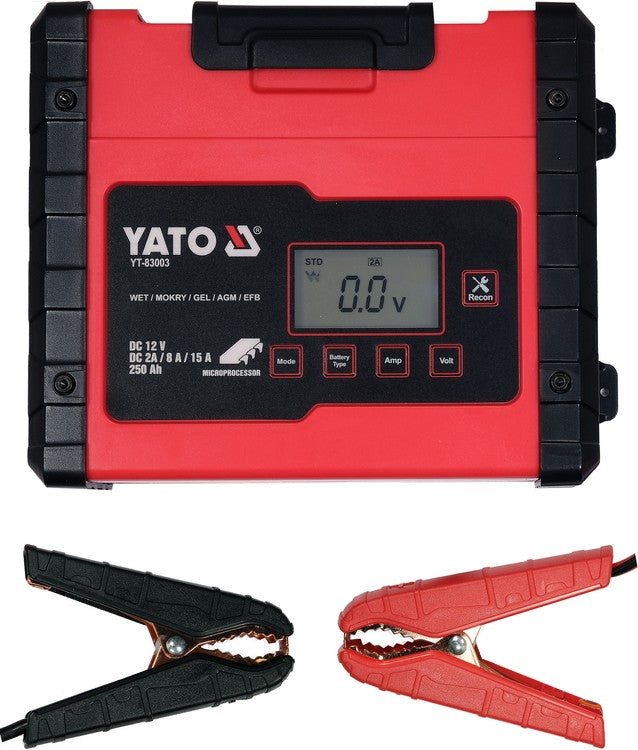 ELECTRONIC BATTERY CHARGER 12V/2A/8A/15A (YT-83003)