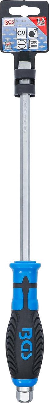 SCREWDRIVER | WITH EXTERNAL HEXAGON | SLOT SL 9.5 MM | BLADE LENGTH 200 MM (7921)