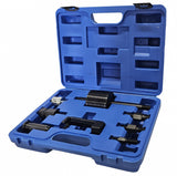 INJECTOR DRIFT SET WITH SLIDE HAMMER AND ADAPTERS | 9 PCS. (XC8717)