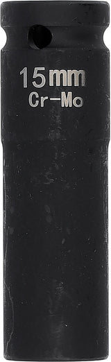 IMPACT SOCKET, HEX, LONG | 12.5 MM (1/2") | 15 MM (YT-10293)