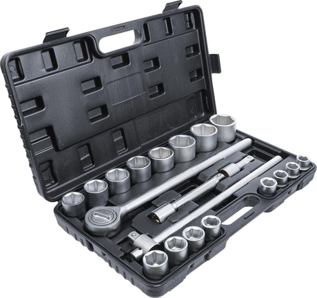 SOCKET SET | 20 MM (3/4") DRIVE | 19-50 MM | 20 PCS. (1202)