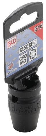 IMPACT SOCKET E-STAR | 12.5 MM (1/2") DRIVE | E16 (9779-16)