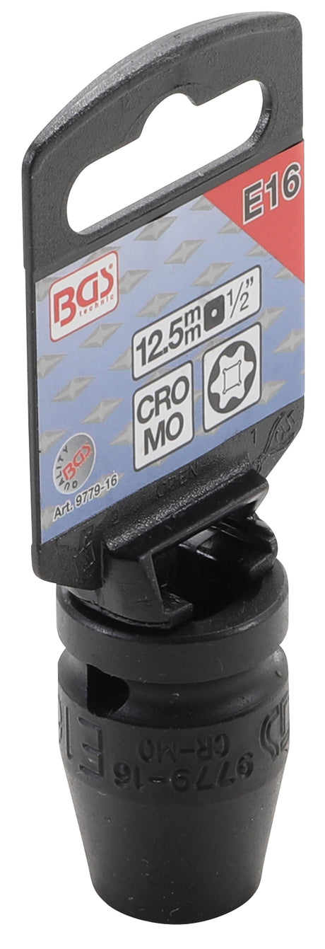 IMPACT SOCKET E-STAR | 12.5 MM (1/2") DRIVE | E16 (9779-16)