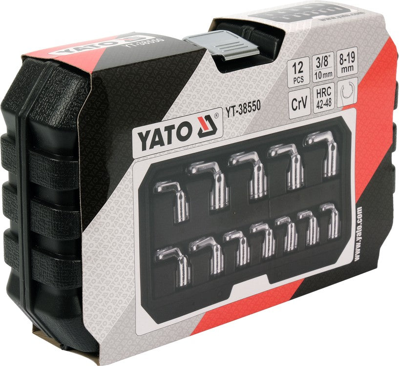 DRIVE FLEX CROWFOOT SOCKET WRENCH SET (YT-38550)