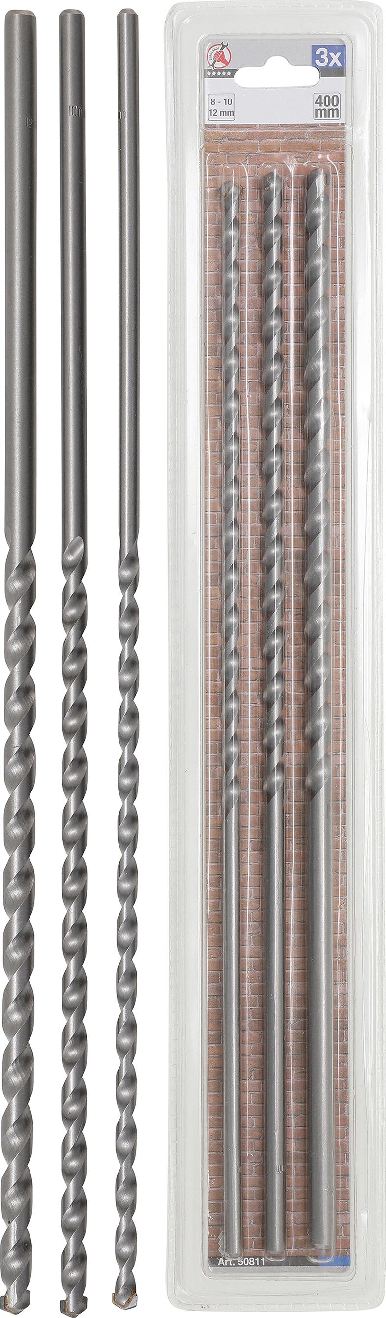 WALL BREAKTHROUGH DRILL SET | 8 / 10 / 12 MM | 3 PCS. (50811)