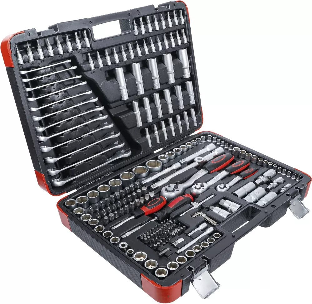 SOCKET SET | 6.3 MM (1/4") / 10 MM (3/8") / 12.5 MM (1/2") DRIVE | 216 PCS. (15216)