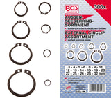 EXTERNAL CIRCLIP ASSORTMENT | Ø 3 - 32 MM | 300 PCS. (8046)