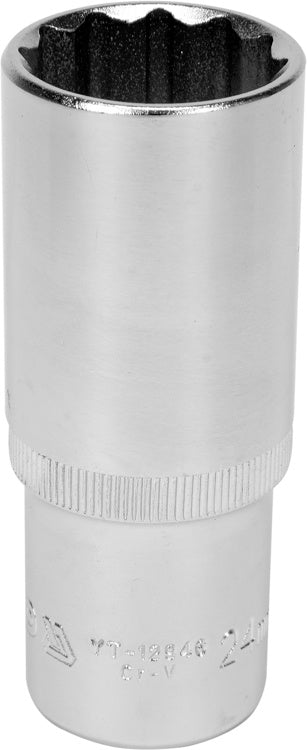 BIHEXAGONAL SOCKET 24MM 1/2" 12PT CV (YT-12946)