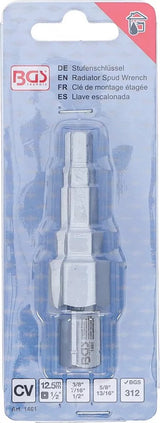 RADIATOR SPUD WRENCH | 12.5 MM (1/2") DRIVE | 5 STEPS (1461)