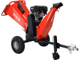PETROL WOOD CHIPPER / GARDEN SHREDDER | DIAMETER 150 MM | 420 CM³ (YT-86158)