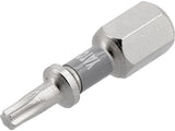 SCREWDRIVER BITS 1/4 25MM T10 2 PCS NI (YT-78011)