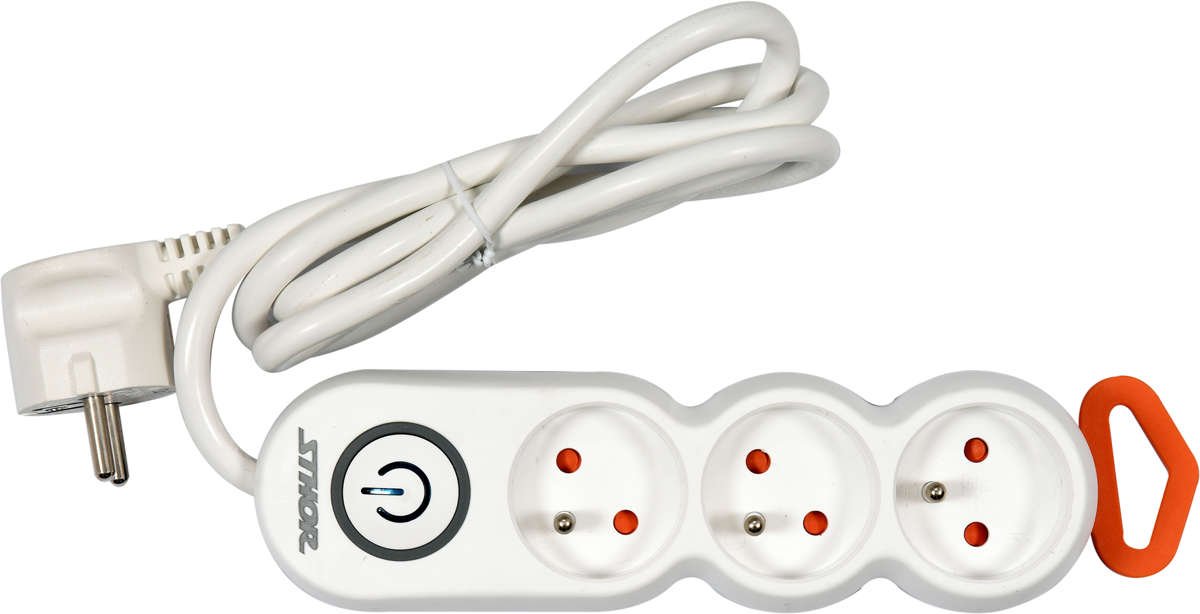 POWER STRIP W. GROUND 3S 1,5M (72350)