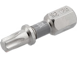 SCREWDRIVER BITS 1/4 25MM T25 2 PCS NI (YT-78014)