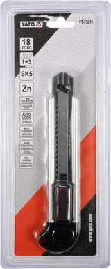 SNAP-OFF BLADE KNIFE | METAL | 18 MM (YT-75811)