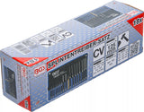 PARALLEL PIN PUNCH SET | 100-150-200 MM | 1.5 - 9.5 MM | INCL CENTRE PUNCHES | 18 PCS. (1695)
