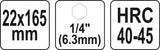 AUGER DRILL BIT 22MM HEX (YT-44686)