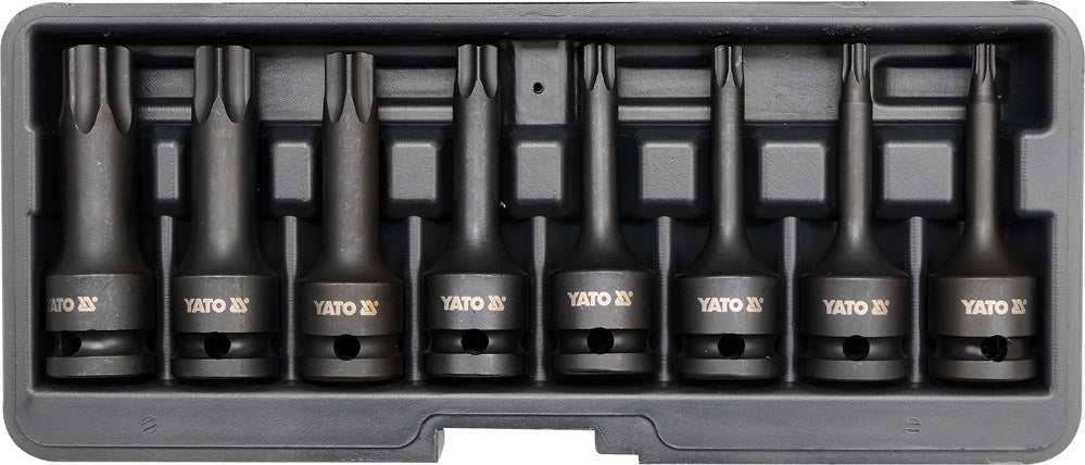 IMPACT BIT SOCKET SET TORX 8PCS 1/2" (YT-1065)