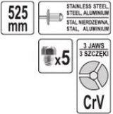HAND RIVETING TOOL 3.2-6.4MM (YT-3610)