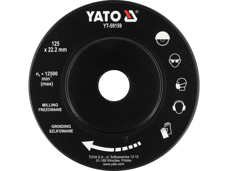 SAW RASP DISC 125MM (YT-59159)