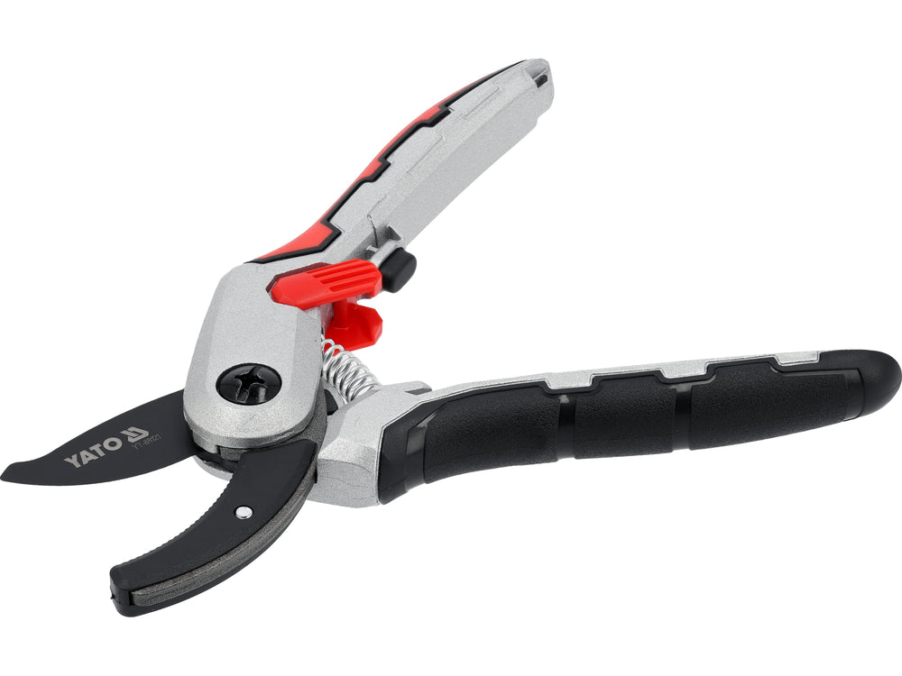 SECATEURS WITH LOCK | 205 MM | FOR BRANCHES UP TO 20 MM IN DIAMETER (YT-88121)