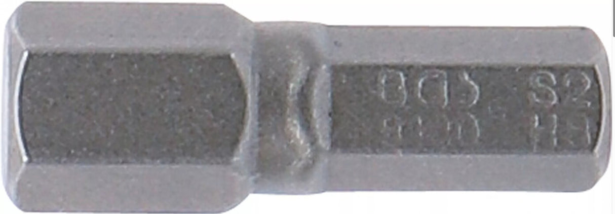 BIT | LENGTH 25 MM | 6.3 MM (1/4") DRIVE | INTERNAL HEXAGON 8 MM (8180)
