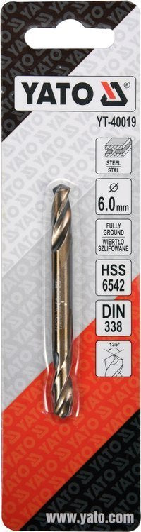 DOUBLE END METAL TWIST DRILL 6,0MM (YT-40019)