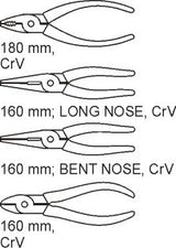 PVC TRAY WITH 4PCS PLIERS (YT-5534)