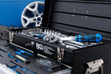ELECTRICIANS-METAL WORKSHOP TOOL CASE | 3 DRAWERS | WITH 147 TOOLS (3350)
