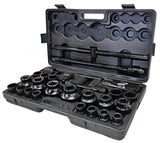 IMPACT SOCKET SET | CR-MO | 12-POINT | 25 MM (1") | 20 MM (3/4") | 26 PCS. (H4221226)