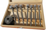 MULTIFUNCTIONAL DEEP POSITIONING DRILL BITS/BURRS 16-35 MM DEPTH LIMITED BY LED, 8 PCS. (SK8612)