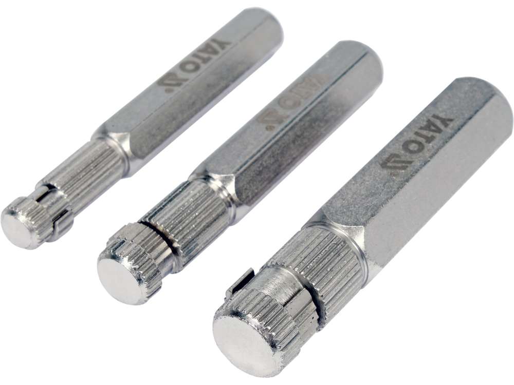 NIPPLE EXTRACTOR SET 3/8" 1/2" 3/4" (YT-21793)